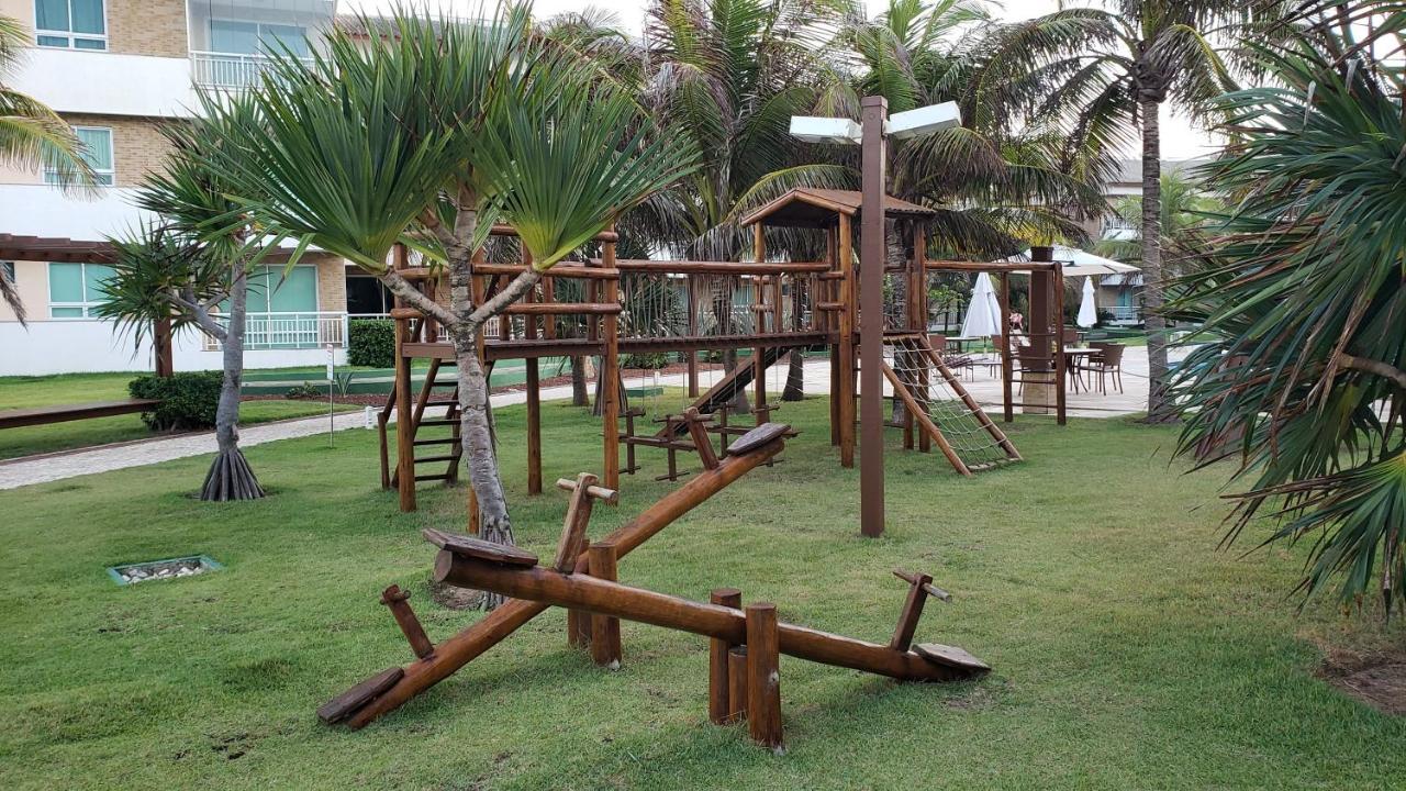 Paraiso Das Dunas - Apartamento A Beira Mar Com Jacuzzi - Proximo Ao Beach Park Aquiraz Ngoại thất bức ảnh
