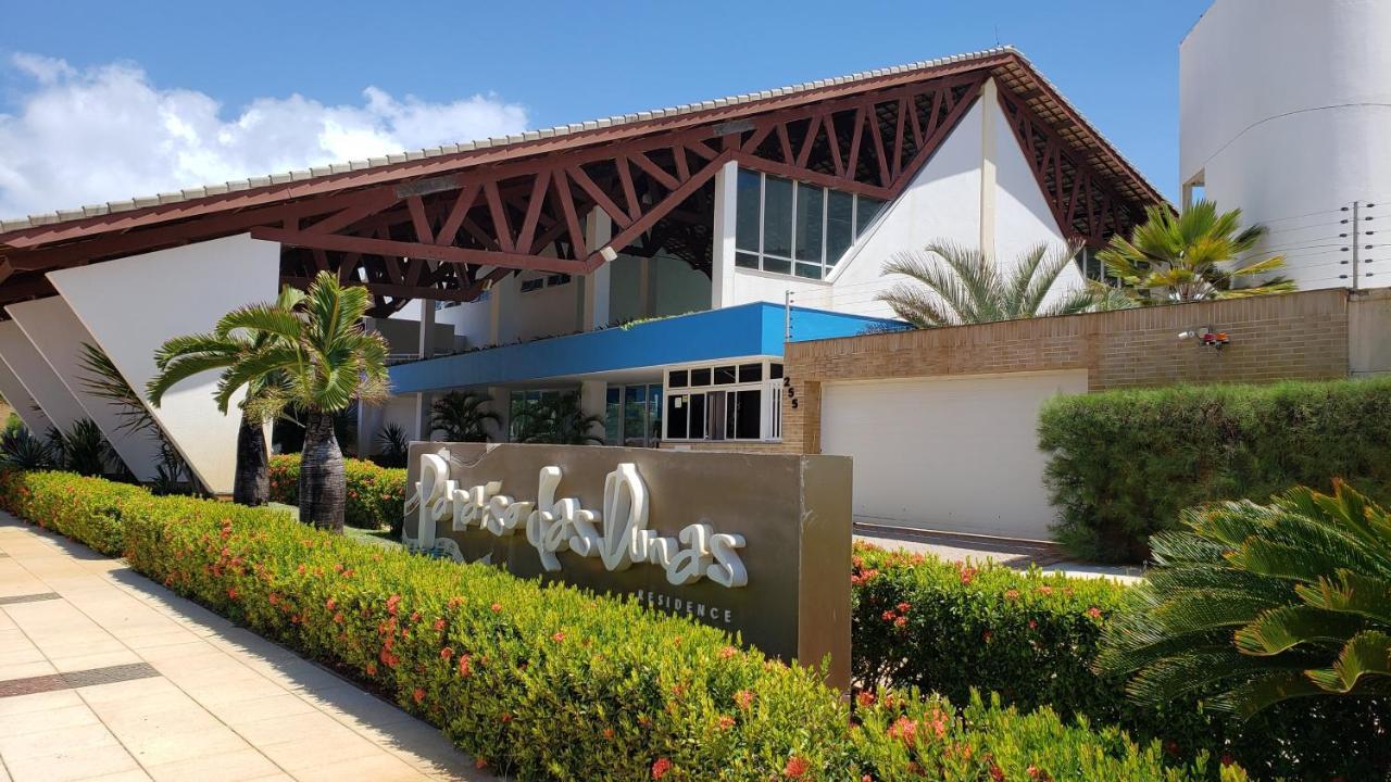 Paraiso Das Dunas - Apartamento A Beira Mar Com Jacuzzi - Proximo Ao Beach Park Aquiraz Ngoại thất bức ảnh